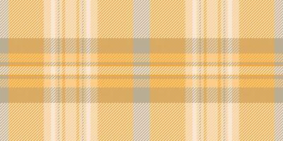 Warm, pastel plaid pattern. Perfect for autumnal designs, textile prints, or website backgrounds. Soft orange and grey hues create a cozy, inviting mood. vector