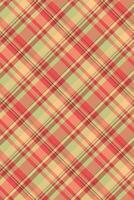 Stripped background tartan , painting plaid pattern fabric. Styled textile check texture seamless in orange and red colors. vector