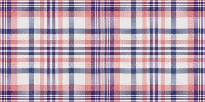 Elegant coral, navy, and white plaid pattern. Perfect for textile design, fashion, websites, and branding projects. vector