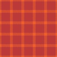 Seamless pattern featuring a red orange checkered design. Good for backgrounds, textiles, or digital paper, evokes warmth and comfort. Versatile vector