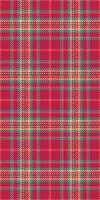 Marriage pattern tartan, seventies seamless background textile. Various texture fabric plaid check in red and teal colors. vector