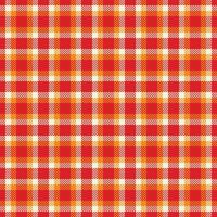 Vibrant plaid pattern with a warm, rustic feel. Ideal for backgrounds, textiles, or adding a touch of cozy charm to any project. Classic, versatile design. vector