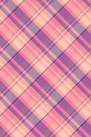 Creative plaid textile seamless, graph check tartan background. Pastel pattern texture fabric in red and pink colors. vector