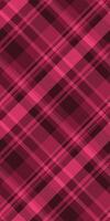 Abstract diagonal plaid pattern in shades of deep pink and maroon. Perfect for textile designs, backgrounds, or fashionrelated projects. vector