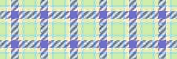 Pastel plaid pattern. Seamless texture of soft light blue, purple, and yellow hues. Ideal for textile design, fashion, websites, backgrounds, and more. vector