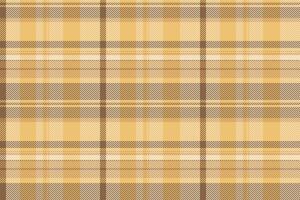 Warm tartan pattern with intersecting lines. Classic textile design in neutral shades. Ideal for backgrounds, fashion, and cozy textures. vector