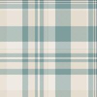 Elegant teal and cream plaid pattern. Perfect for textile design, website backgrounds, or crafting projects. This subtle yet sophisticated texture evokes feelings of warmth and comfort. vector