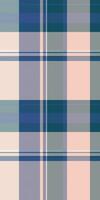 Strip check textile , lovely pattern tartan background. Knit texture plaid fabric seamless in light and cyan colors. vector