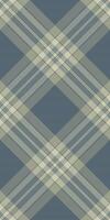 Elegant muted blue and beige plaid pattern. Perfect for textile design, website backgrounds, or stationery. Subtle texture adds visual interest. vector