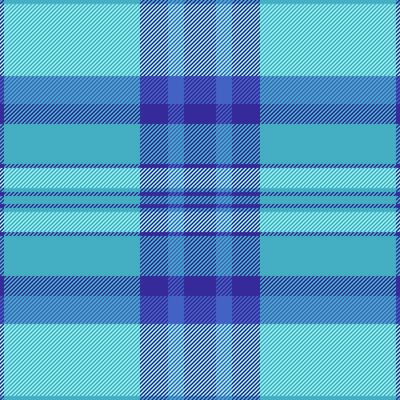 Seamless teal and blue plaid pattern. Perfect for textile design, website backgrounds, or fashion projects. This vibrant, textured image evokes feelings of comfort and style.