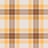 Pastel yellow and orange plaid pattern. A soft, subtle textile design perfect for backgrounds, website designs, or fabric projects. Evokes feelings of warmth, comfort, and understated elegance. vector
