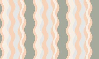 Serene wavy stripes in calming pastel hues create a soothing, minimalist pattern perfect for website backgrounds, textile designs, or social media graphics. vector