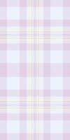 Delicate pastel plaid pattern in soft lavender and cream. Ideal for textile design, fashion, backgrounds, and website themes. Evokes feelings of calm, femininity, and gentle sophistication. vector