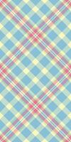 Pastel plaid pattern, perfect for textile designs, springsummer projects, or adding a touch of soft elegance. This seamless texture features delicate intersecting lines in calming hues. vector