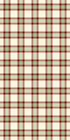 Upscale background texture fabric, famous textile pattern seamless. Backdrop tartan check plaid in cornsilk and dark red colors. vector