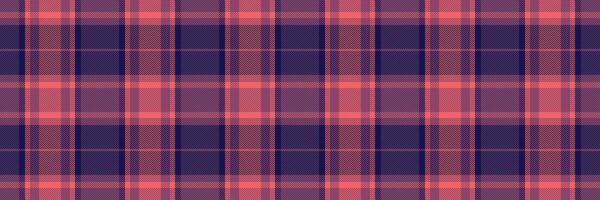 Seamless coral and navy plaid pattern. Perfect for textile design, website backgrounds, or fashion projects. This classic yet modern texture evokes feelings of warmth and sophistication. vector