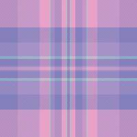 Pastel pink and purple plaid pattern. Soft, dreamy texture ideal for textile design, websites, packaging, or fashion projects. Evokes feelings of gentleness and femininity. vector