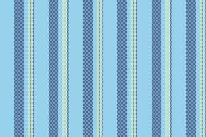 Lovely vertical fabric texture, curtain lines seamless background. Part textile pattern stripe in cyan and blue colors. vector