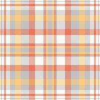 Seamless plaid pattern. Textile design with intersecting stripes and squares in soft, warm colors. Versatile background for fashion or branding projects. vector