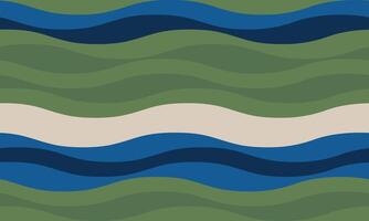 Abstract wavy pattern in calming greens and blues. Perfect for website backgrounds, textile designs, or any project needing a serene and stylish visual. vector