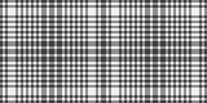 Subtle grayscale plaid pattern, perfect for website backgrounds, textile design, or print projects. Its clean lines and minimalist aesthetic offer versatility and sophisticated visual appeal. vector