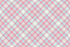 Sweet pastel pink and blue plaid pattern. Perfect for textile design, websites, scrapbooking, and more. vector