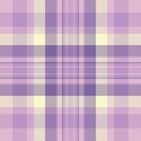 Elegant pastel purple and cream plaid pattern. Perfect for textile designs, fashion, scrapbooking, websites, and stationery. vector