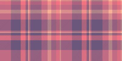 Soft pastel plaid pattern. Seamless texture in muted coral, peach, and dusty purple hues. Ideal for textile design, fashion, apparel, home decor, and website backgrounds. vector