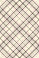 Fibrous tartan texture plaid, cotton pattern fabric seamless. Mid background check textile in light and cornsilk colors. vector