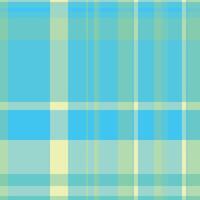 Vibrant pastel plaid pattern in turquoise, mint, and pale yellow. Perfect for textile design, website backgrounds, or stationery. Evokes feelings of freshness, spring, and summer. vector