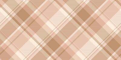Elegant plaid pattern in neutral, earthy tones. Soft, seamless fabric texture. Ideal for backgrounds, textiles, graphic design projects requiring a subtle, classic touch. vector