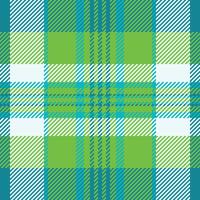 Vibrant plaid pattern in shades of green, teal, and white. Perfect for backgrounds, textiles, and designs needing a bold, colorful, and textured feel. vector