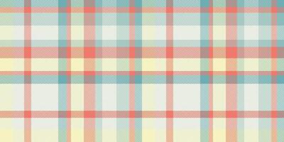 Pastel plaid pattern, perfect for textile design, website backgrounds, or packaging. Subtle yet stylish, this cheerful design evokes feelings of warmth and comfort. vector