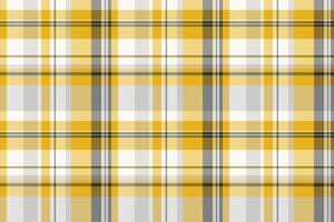 Elegant plaid pattern in gold, grey and white. Versatile background for textiles, fashion, and design projects. Represents warmth, style and refined aesthetic. vector