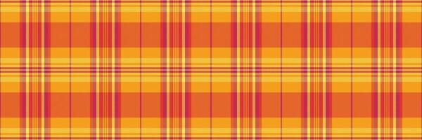 Vibrant orange and red plaid pattern. Perfect for autumnal designs, textiles, or website backgrounds. vector