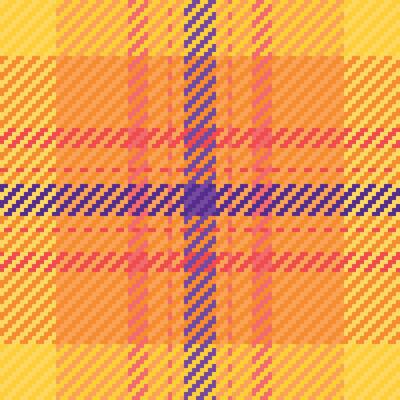 Vibrant warmtoned plaid pattern. Perfect for textile design, website backgrounds, or fashion projects. This seamless texture offers a bold, modern aesthetic with a touch of retro charm.
