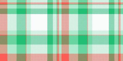 Pixelated plaid pattern in green, red, and tan hues. Retro, textured design ideal for backgrounds, textiles, or festive themed projects. Creates a warm, nostalgic, handcrafted feel. vector