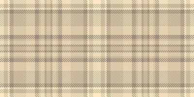 Subtle beige and taupe plaid pattern. Elegant, neutral textile design ideal for fashion, home decor, and website backgrounds. Conveys warmth, sophistication, and classic style. vector