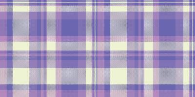 Soft pastel purple and cream plaid pattern. Ideal for textile design, fashion, backgrounds, and website design. Subtle yet stylish, this seamless texture evokes feelings of calm and serenity. vector