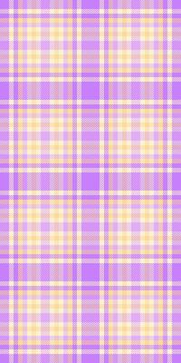 Pastel purple and yellow plaid pattern. Perfect for textile design, website backgrounds, or crafting projects. This cheerful, soft pattern evokes feelings of warmth and comfort.