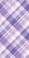 Teen seamless background pattern, outside check textile tartan. Tone fabric plaid texture in light and indigo colors. vector