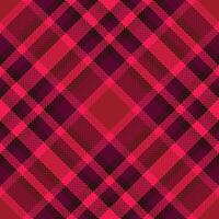 Vibrant red and burgundy plaid pattern. Perfect for textiles, apparel, or website backgrounds. This bold, geometric design evokes feelings of warmth and energy. vector