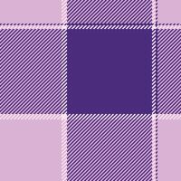 Purple lilac plaid pattern. Seamless texture for fashion, textiles, or backgrounds. Geometric design evoking comfort, style, versatile use. vector