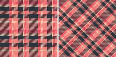 Textile pattern featuring classic tartan diagonal checks. Ideal for backgrounds, fabric design, and retro fashion. A versatile and timeless aesthetic. vector