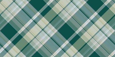 Classic plaid pattern with intersecting lines in calming green and neutral hues. Versatile backdrop for design, textiles, fashion, or abstract concepts. vector