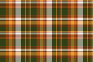 Valentines day plaid texture pattern, silk textile background fabric. Down tartan seamless check in orange and pastel colors. vector