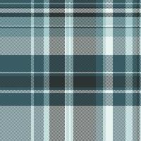Elegant teal and white plaid pattern. Perfect for textile design, fashion, and website backgrounds. Subtle texture creates a sophisticated and calming aesthetic. vector