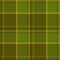 Elegant olive green and gold plaid pattern. Perfect for textile design, fashion, or website backgrounds. This seamless texture evokes feelings of warmth and sophistication. vector