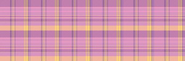 Soft pastel plaid pattern in pink, purple, and yellow. Ideal for backgrounds, textiles, or website design. This delicate and subtle texture evokes feelings of calmness and femininity. vector