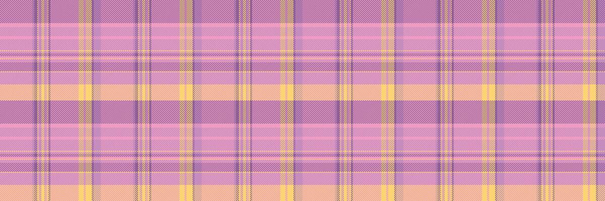 Soft pastel plaid pattern in pink, purple, and yellow. Ideal for backgrounds, textiles, or website design. This delicate and subtle texture evokes feelings of calmness and femininity.